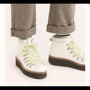 Free People Durango Ankle Boots (white)